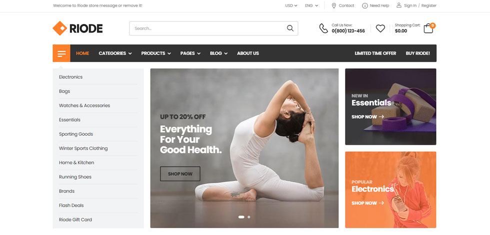 Home page