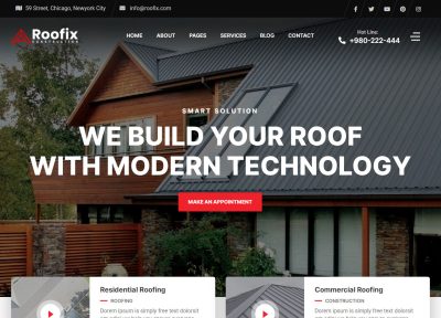 5+ Best WordPress Roofing Themes 2021