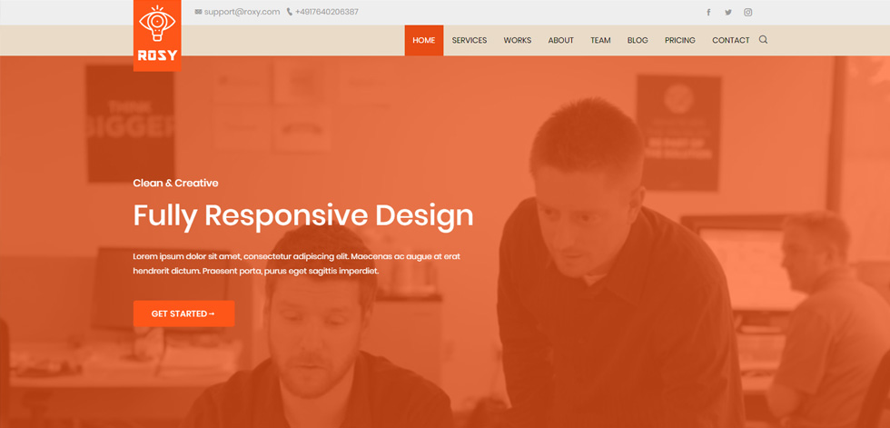 Home page