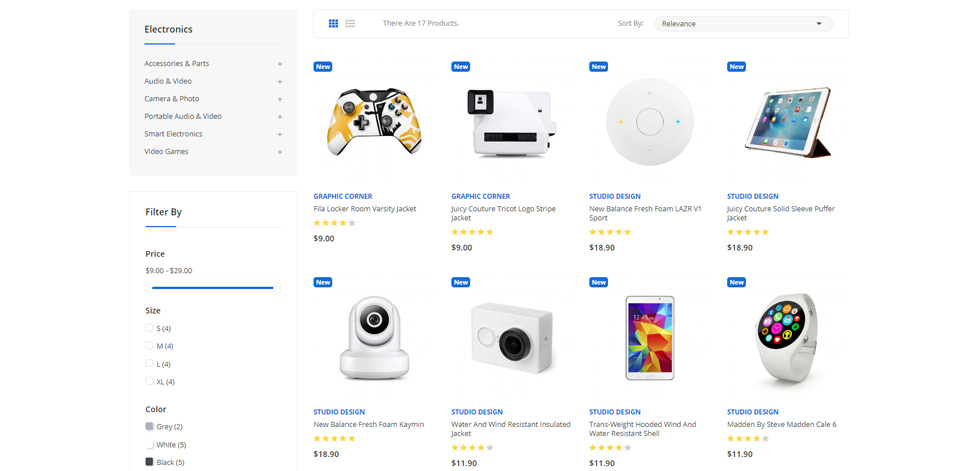 Category page