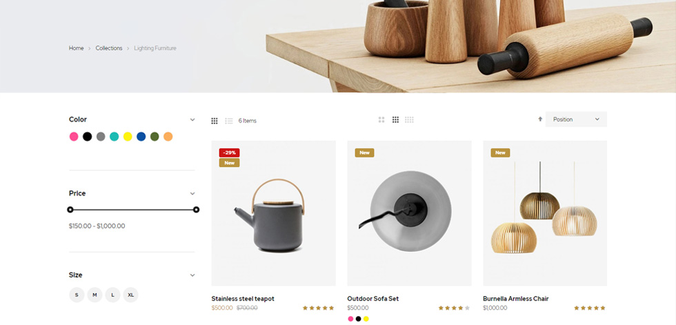 Category page