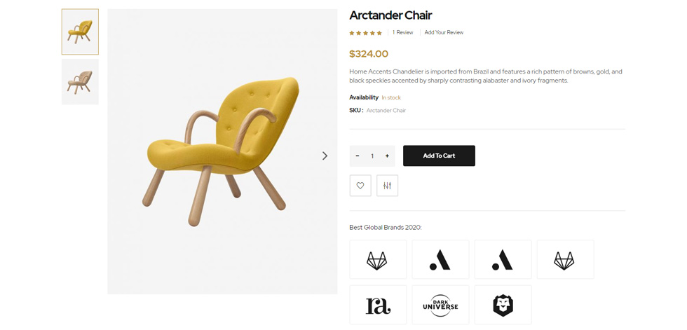 Product page