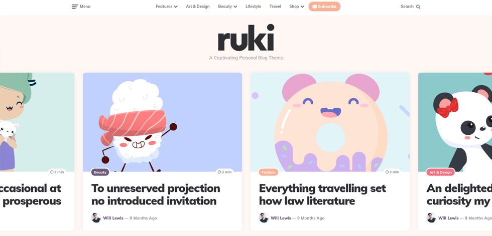 Home page