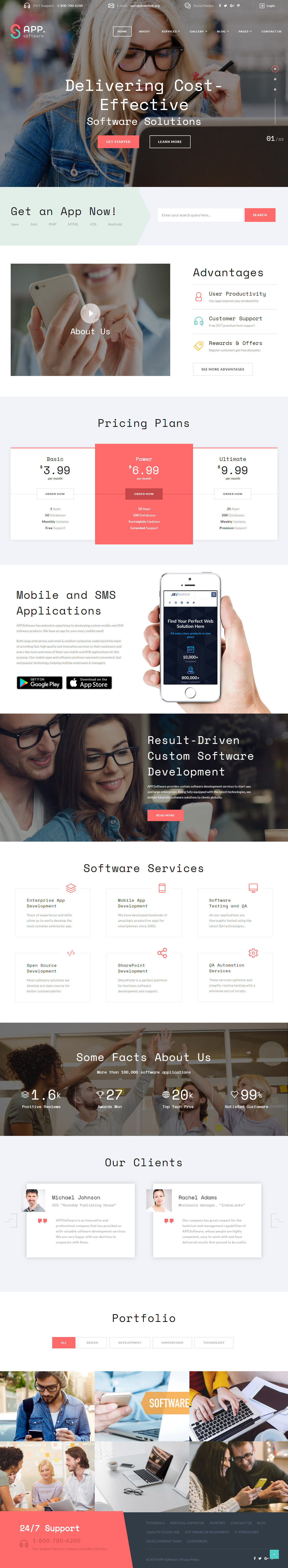 Sapp HTML5 Mobile App Template