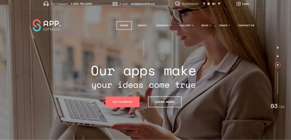 Home page