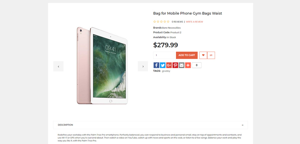 Product page