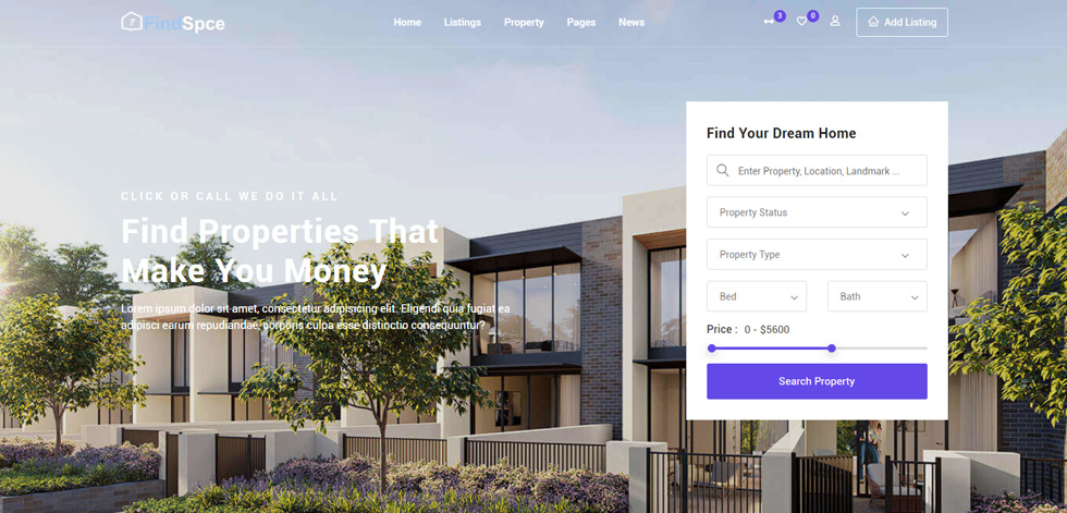 Home page