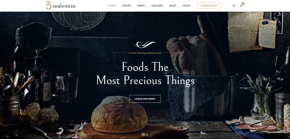 Home page