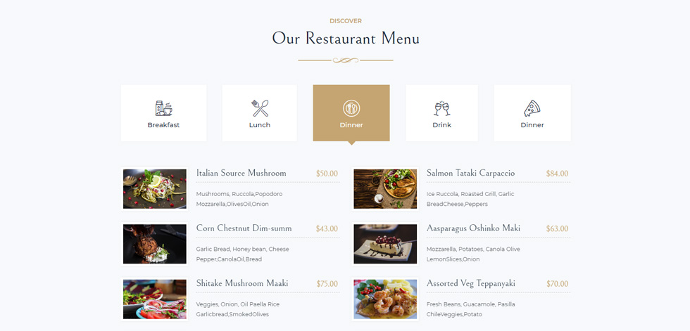 Food Menu