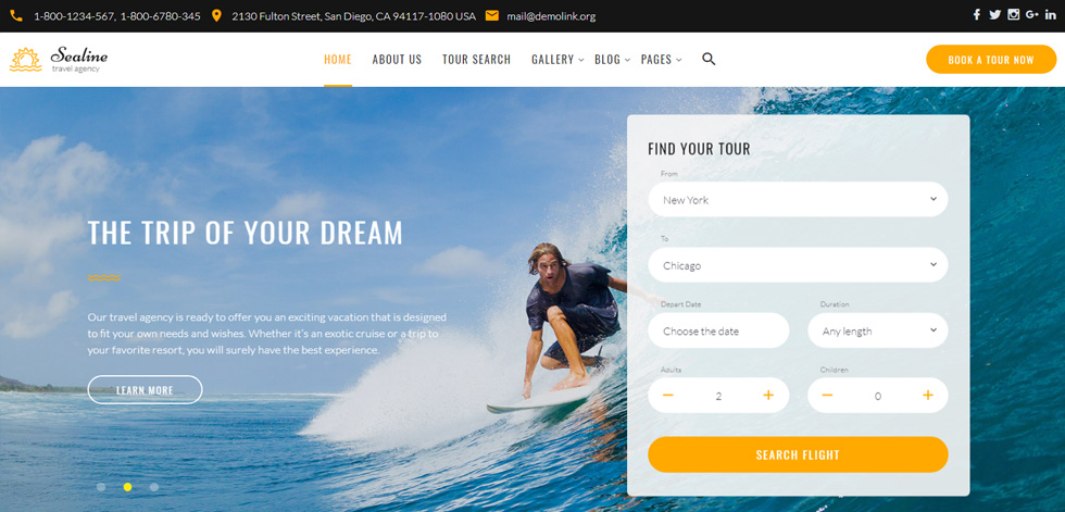 Home page
