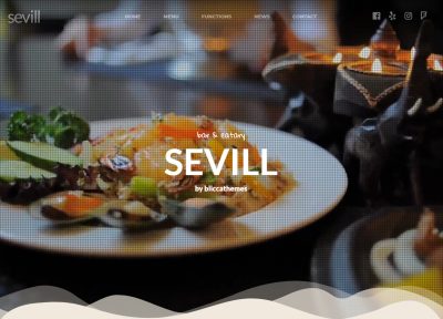 Latest WordPress Cafe Theme 2018