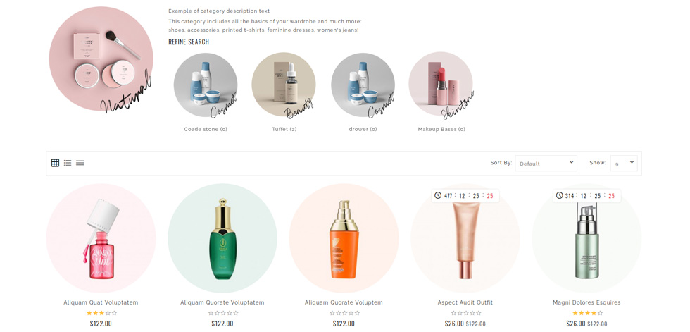 Category page