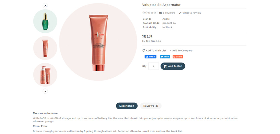 Product page