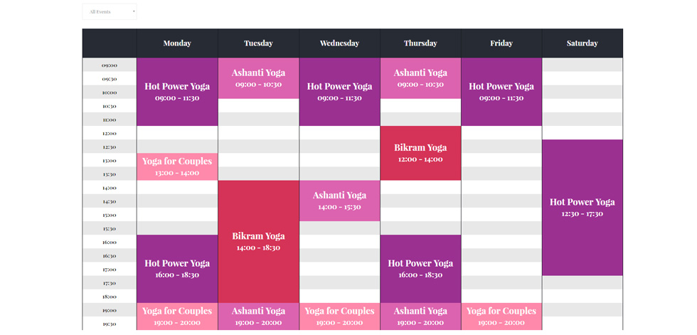 Schedule