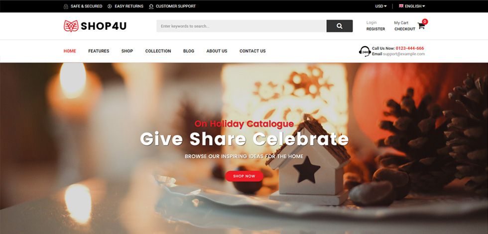 Home page