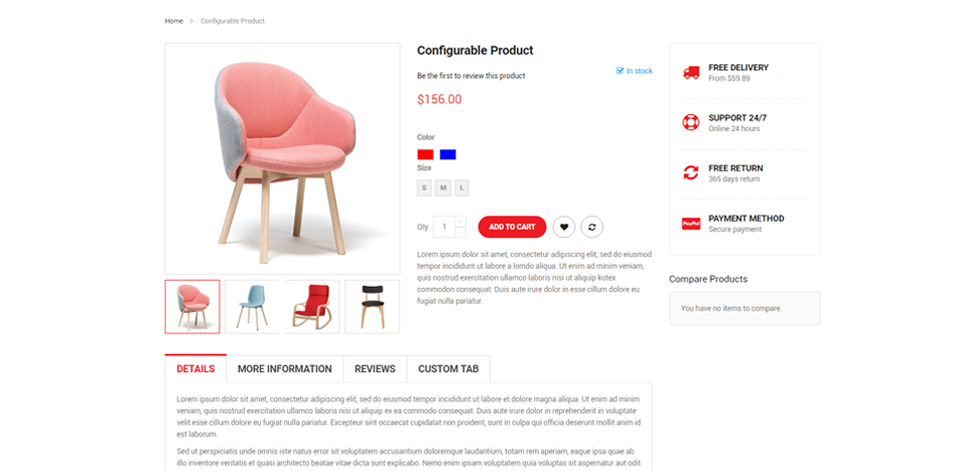 Product page