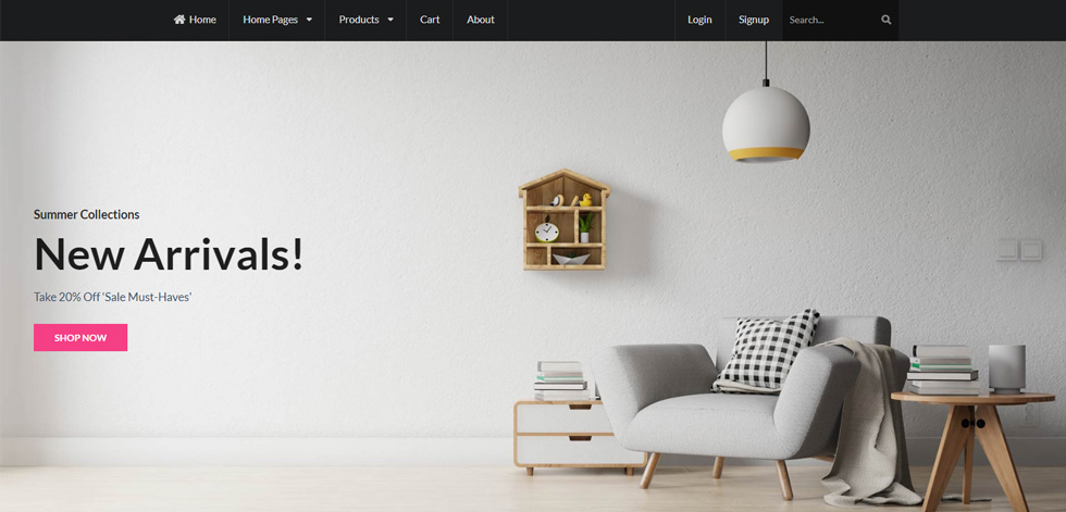 Home page