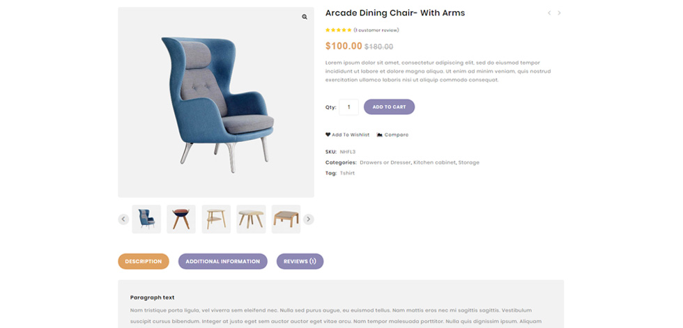 Product page