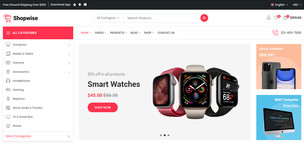 Home page