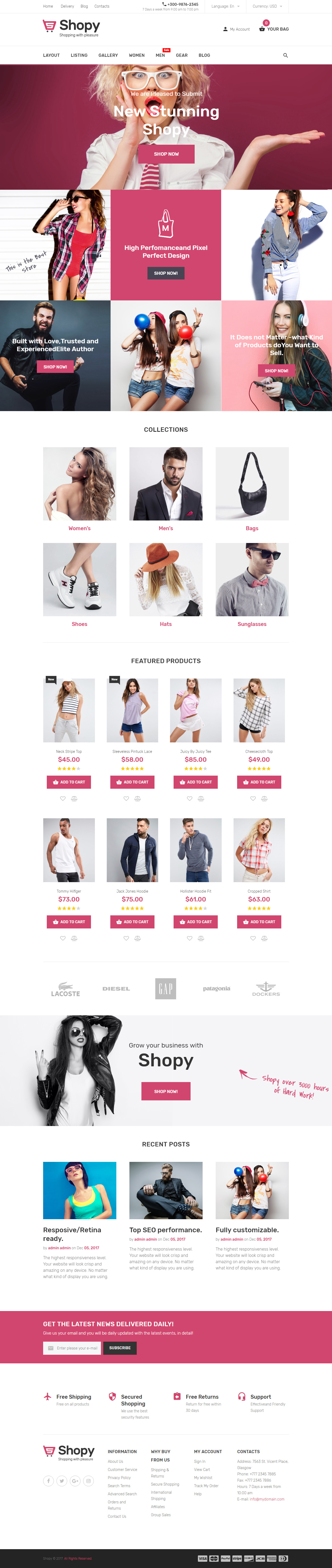 Shopy Magento Fashion Themes