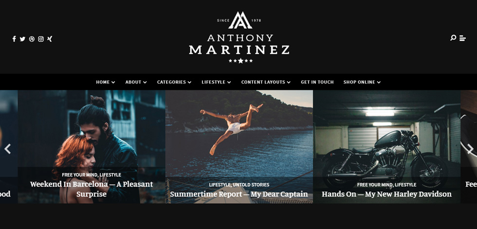 Home page