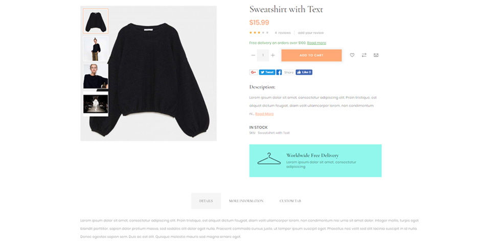 Product page