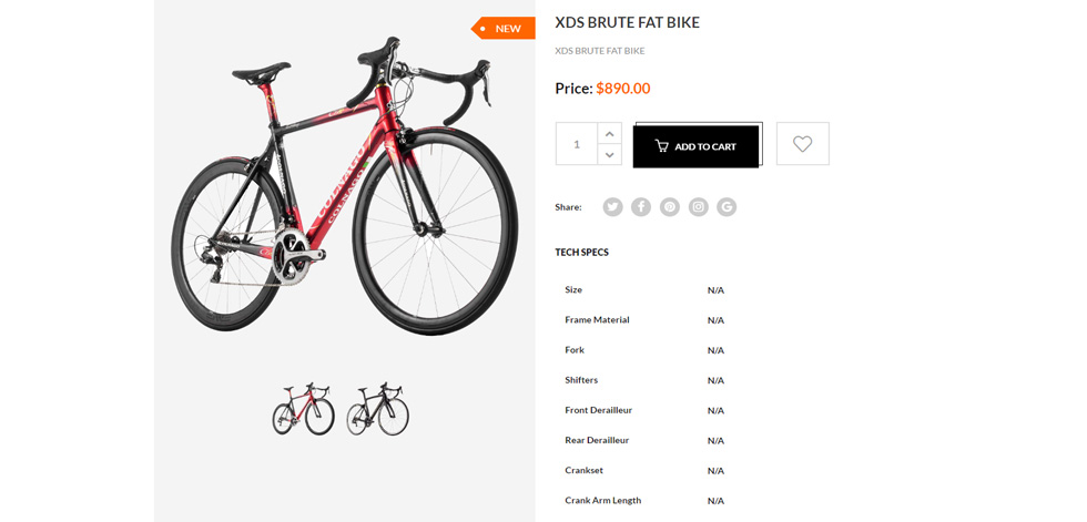 Product page