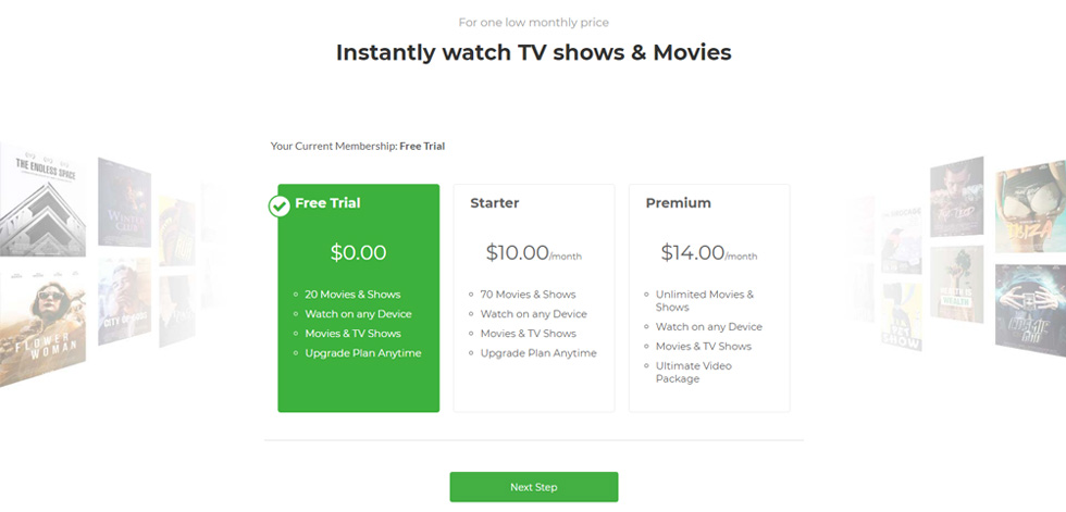 Pricing tables