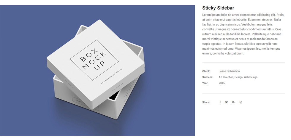 Portfolio single