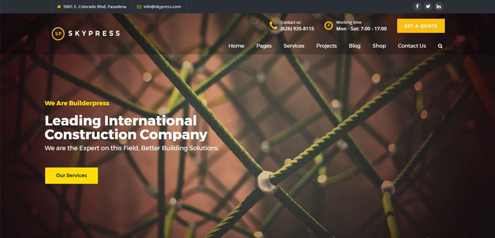 Home page