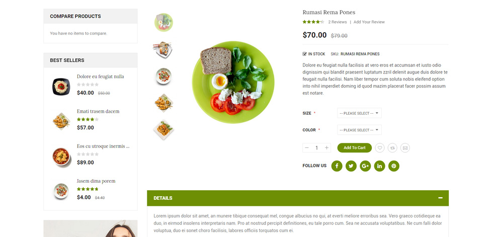 Product page
