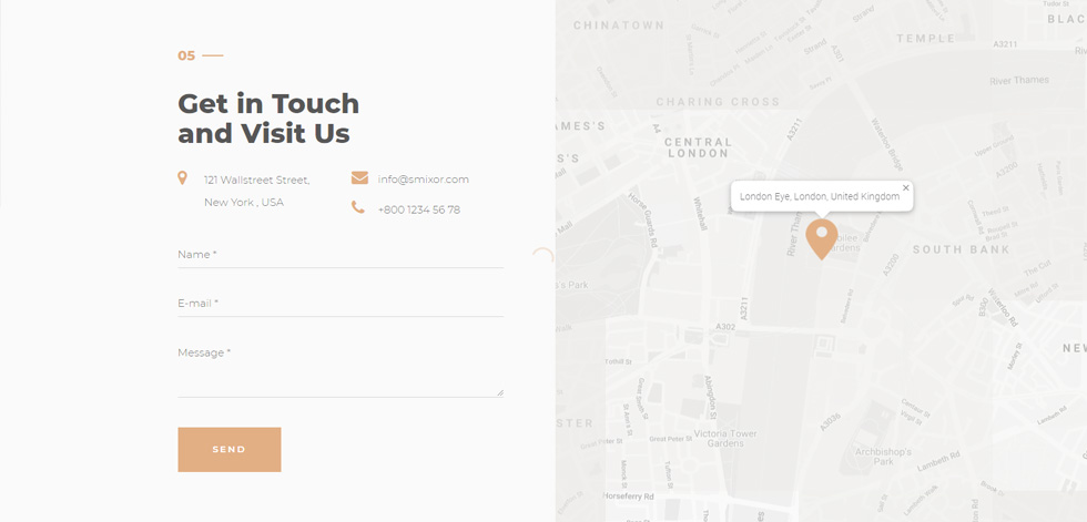 Contact page