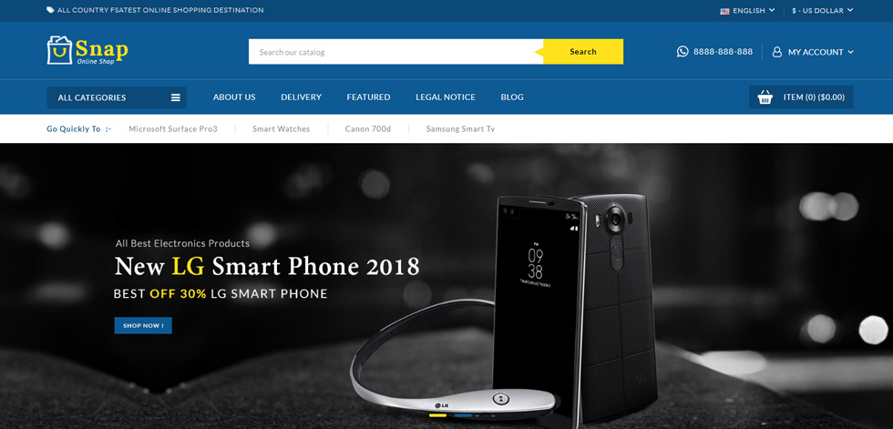 Home page