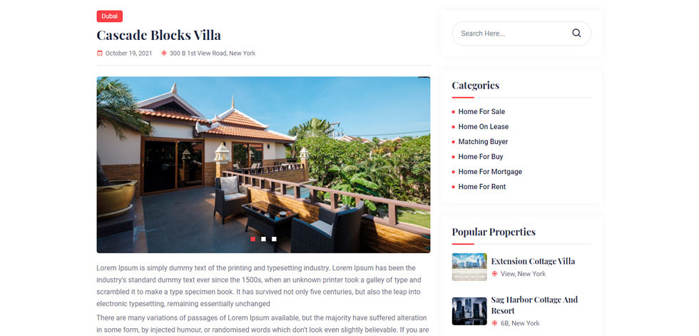 Property details