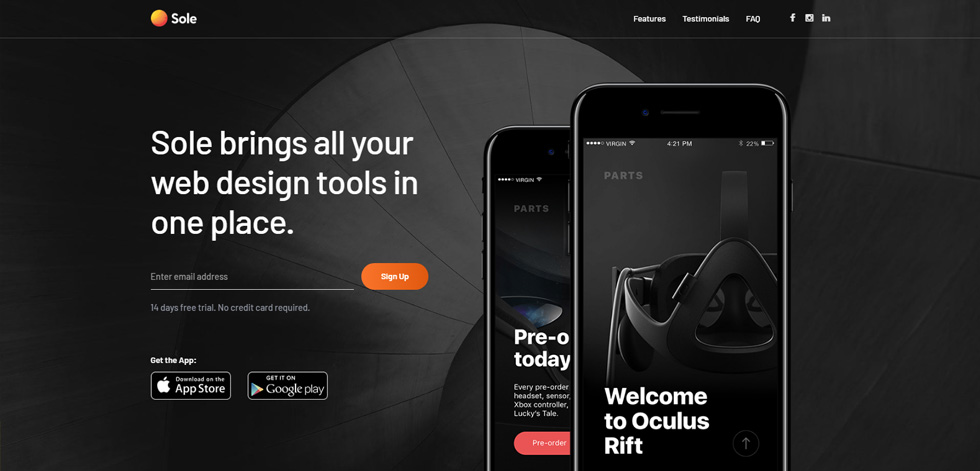 Home page