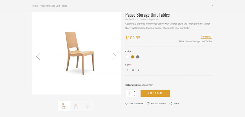 Product page