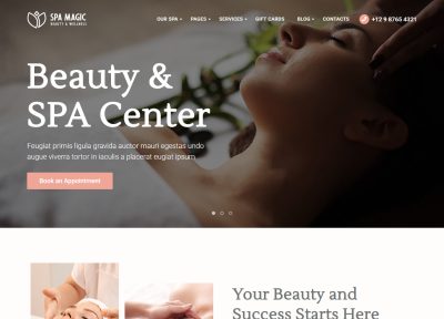 Best HTML5 Massage Salon Templates 2020