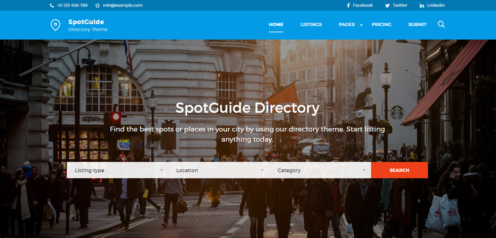 Home page