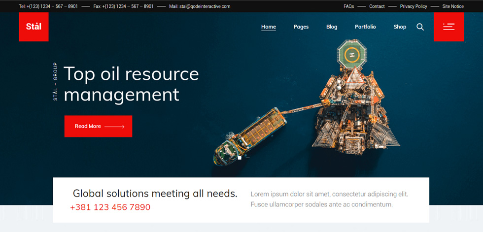 Home page