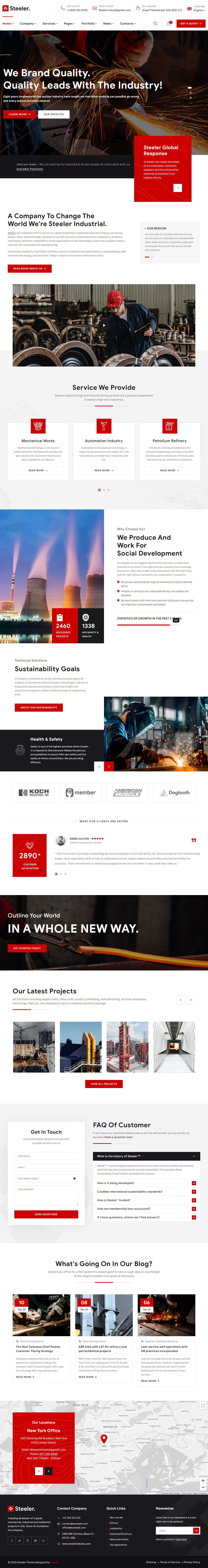 Steeler Best Engineering WordPress Themes