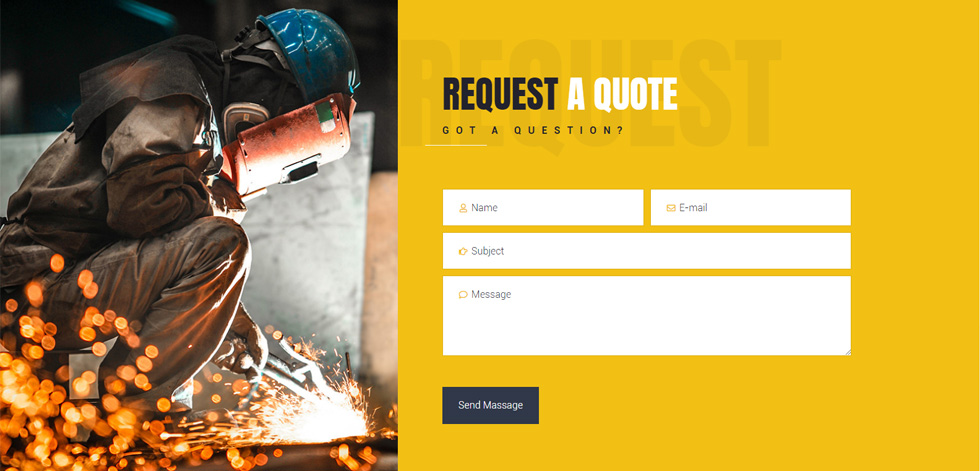 Contact page