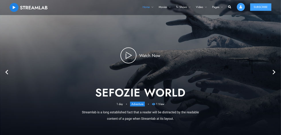 Home page