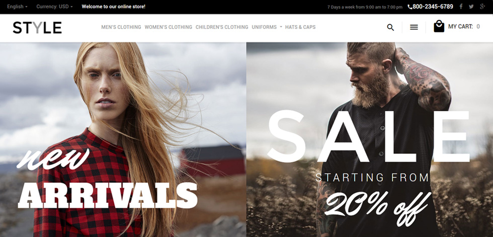 Home page