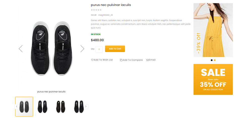 Product page