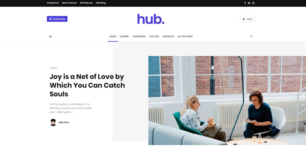 Home page