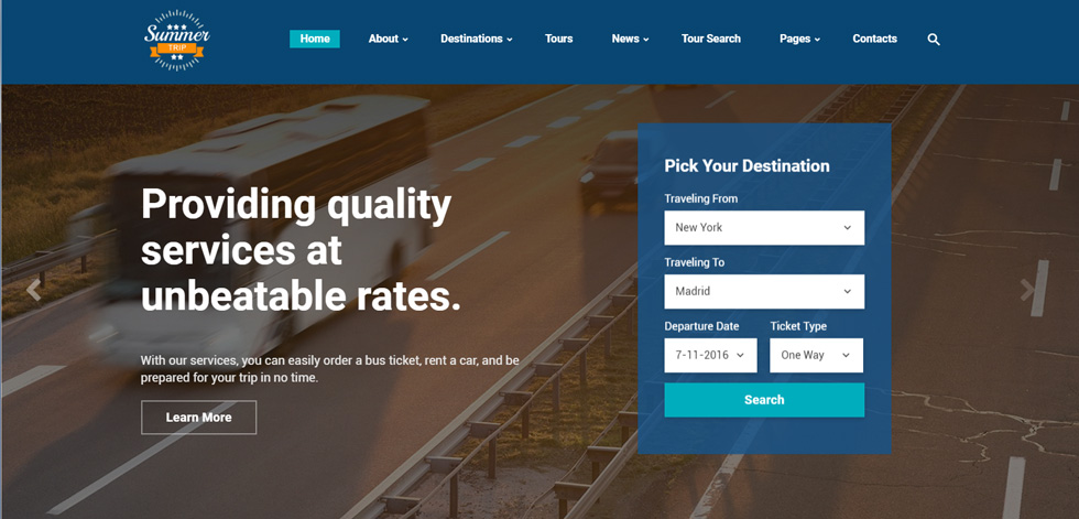 Home page