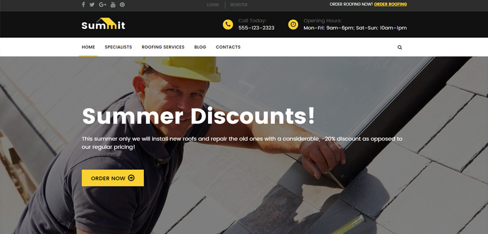 Home page