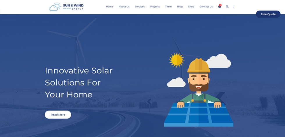 Home page