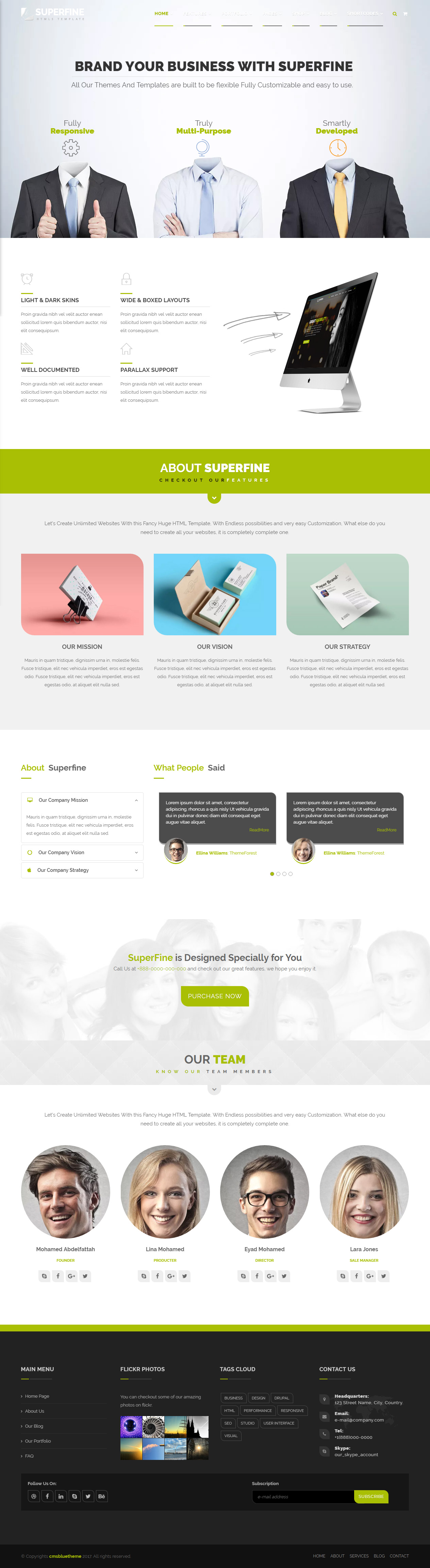 SuperFine Drupal Video Background Theme