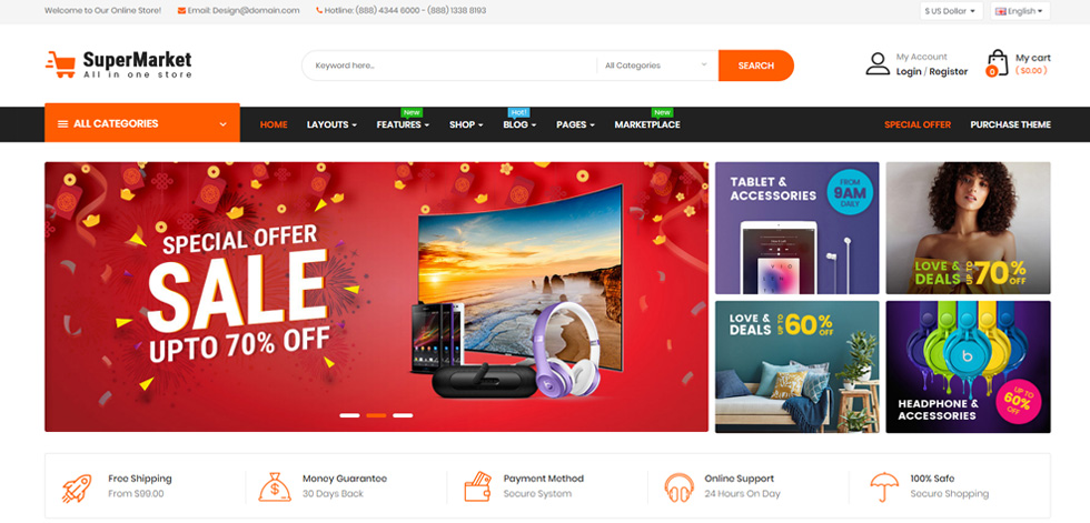 Home page